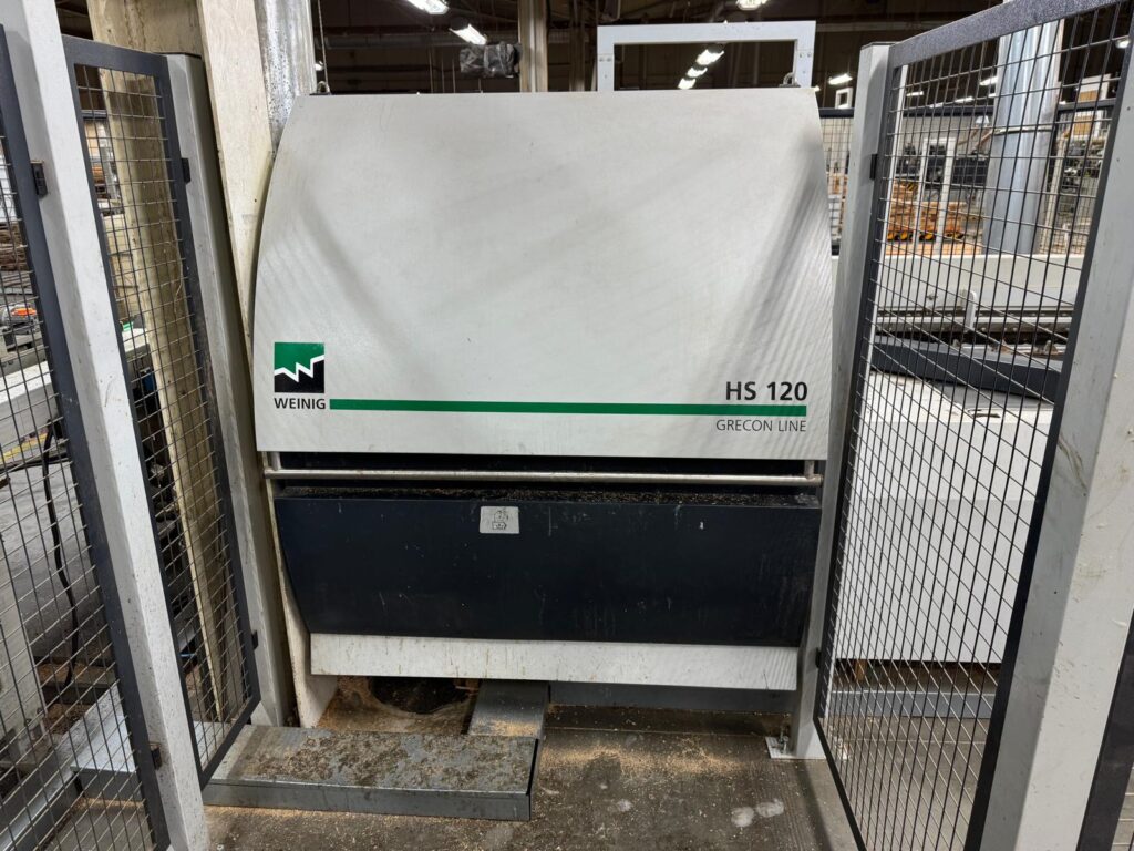 WEINIG GRECON HS120 – line for joining wood on microchips with an ABB robot – 2018