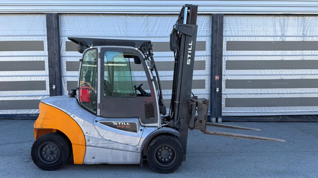 STILL RX 70-50 – 5 t diesel forklift / 4.08 m lift / MEYER – 2016