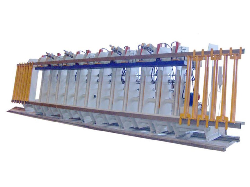 FAMAD HSKG-7,5 m – pressa idraulica per incollaggio legno – 2 × 7,5 m